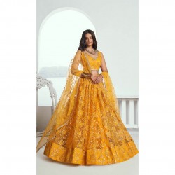 Designer  Lehenga With Thread Work  & Sequence work With Embroidery